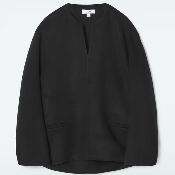 COS (NWT) Double-Faced Wool Blouse - Picture 2 of 11
